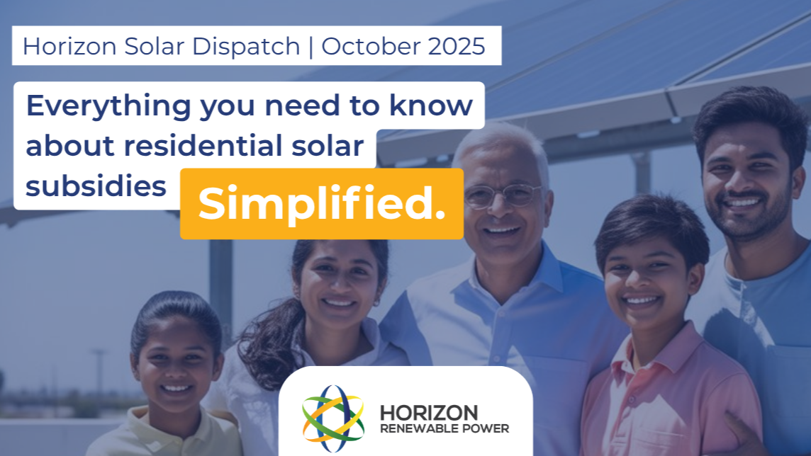 Horizon’s Solar Dispatch – October 2025