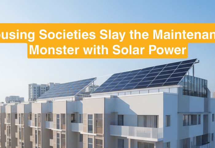 Housing Societies Slay the Maintenance Monster with Solar Power